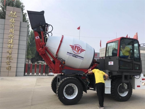 威海自动上料搅拌车